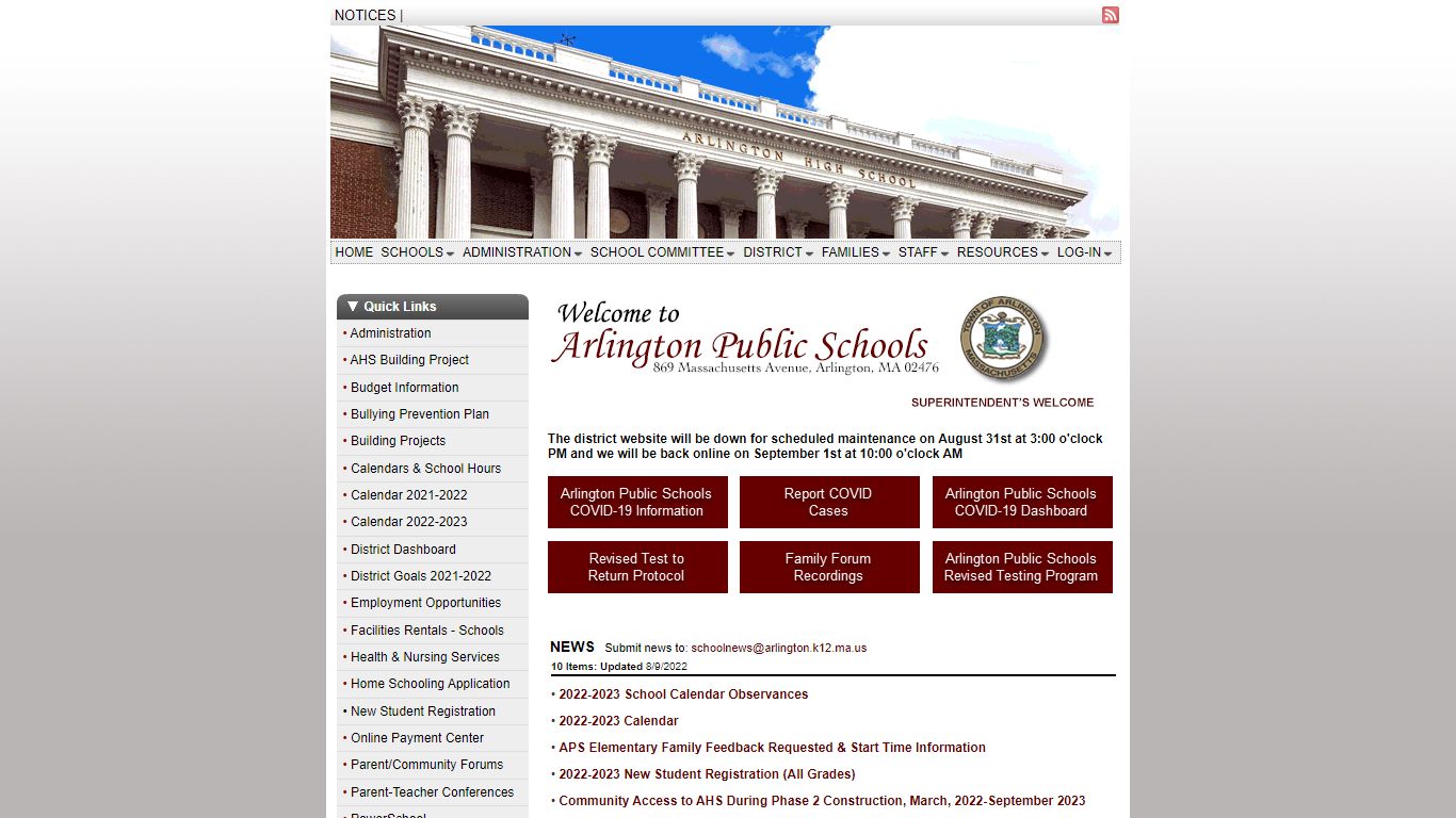 Arlington Public Schools - 2022-2023 Calendar